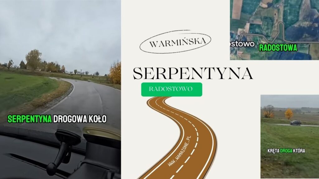 Serpentyna koło Radostowa – malownicza droga w sercu Warmii, której nie znajdziesz w przewodniku