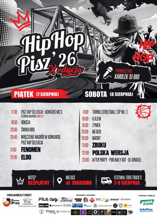 Hip Hop Pisz ’26 – X edycja